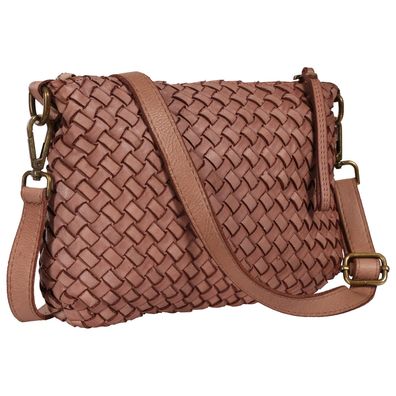 Toscanto Damen Umhängetasche Leder Tasche altrosa OTT859UA5