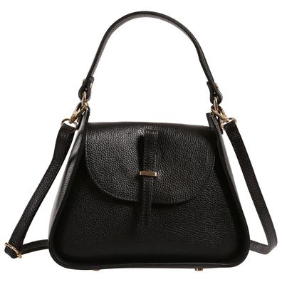 Toscanto Damen Schultertasche Leder Tasche schwarz OTT871SS1