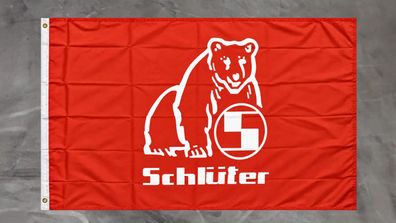 Fahne Flagge Schlüter Trecker Traktor Schlepper - 150 x 250 cm