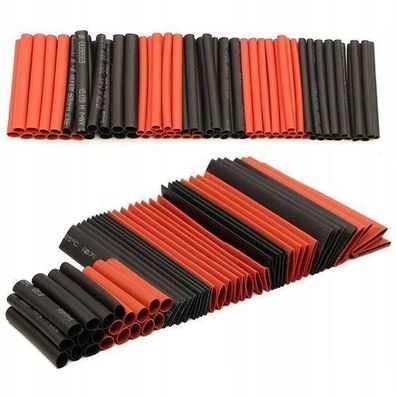 Rosfix Set Schrumpfschläuche 127-tlg. – 2:1 Ratio | Ø 2–13 mm, Polyolefin