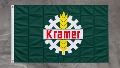 Fahne Flagge Kramer Trecker Traktor Schlepper - 150 x 250 cm