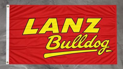 Fahne Flagge Lanz Bulldog Trecker Traktor Schlepper - 150 x 250 cm