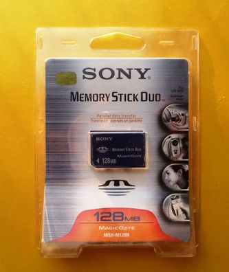 NEU: Sony 128MB Memory Stick Duo MagicGate 128 MB MSH-128