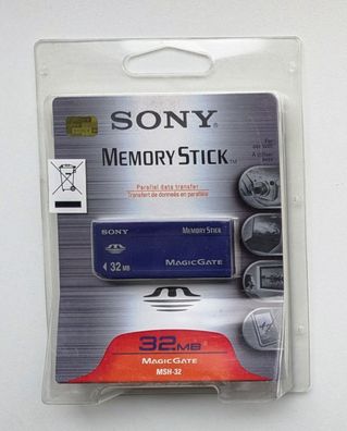 NEU: Sony 32MB Memory Stick MagicGate 32 MB MSH-32