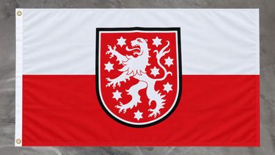 Fahne Flagge Thüringen Löwe 1945 bis 1952 - 90 x 150 cm