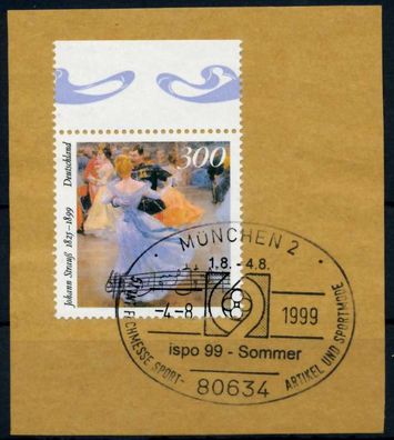 BRD 1999 Nr 2061 gestempelt Briefstück zentrisch X6D114E