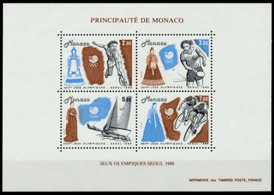 MONACO Block 40 postfrisch X7259DA