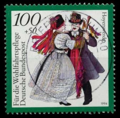 BRD 1994 Nr 1760 zentrisch gestempelt X772792
