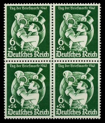 3. REICH 1941 Nr 762 postfrisch Viererblock X77D6DA