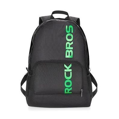 Wasserdichter, faltbarer Sportrucksack 46,5 x 38 cm 18 l - schwarz