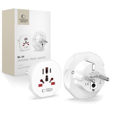 Weltstecker Steckdosenadapter Urlaubsstecker