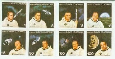 2x Viererblöcke amerikanische Astronauten (postfrisch)