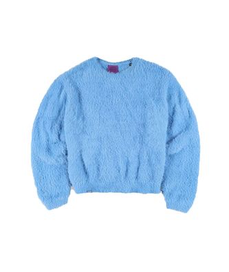 OXBOW Women Sweater Puschel Strick Persephone silver lake