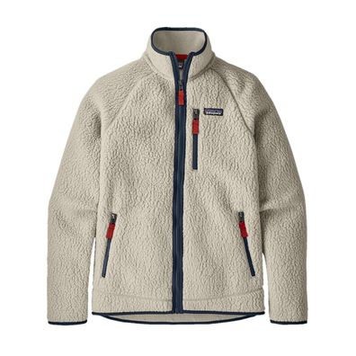 Patagonia Jacke Retro Pile pelican w/smolder blue - Größe: XL