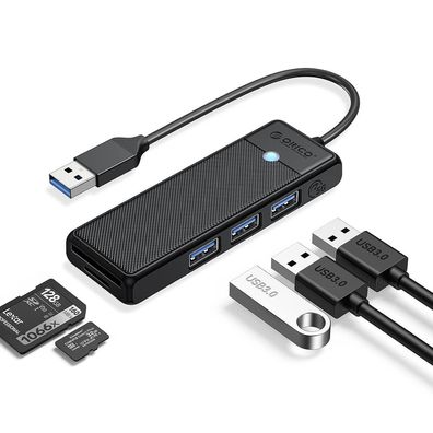 USB-Verteiler Anschlusserweiterung Kartenleser