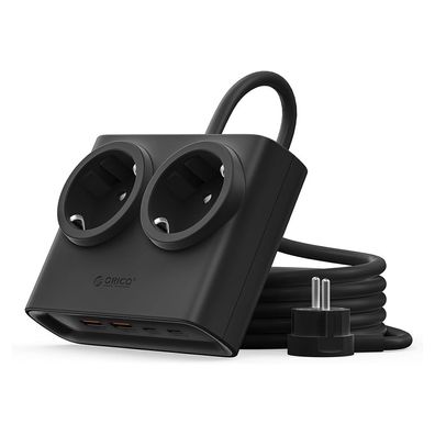 Mehrfachsteckdose Tischsteckdose USB-Ladestation