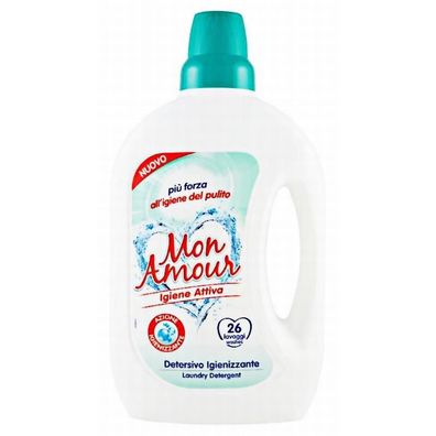 Paglieri Mon Amour Igiene Attiva - Flüssigwaschmittel mit Hygieneformel 1,56 L