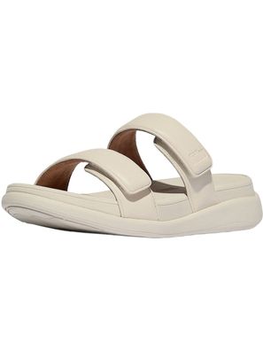 FitFlop Damen Sandalen F-Mode GO Adjustable Flatform Two-Bar Slides IW2