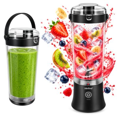 Standmixer Zortiva ShakeWave kabellos 600 ml 150 W USB-C Akku tragbar