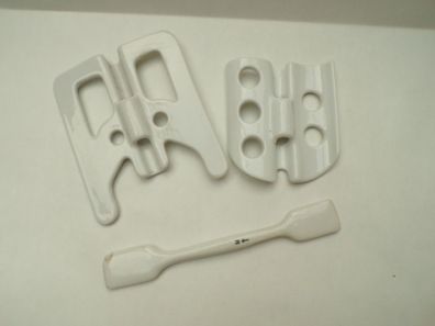 altes Rosenthal Technik Laborporzellan Prüfgestell Prüfbett ? 50er nr 325/2 326 3
