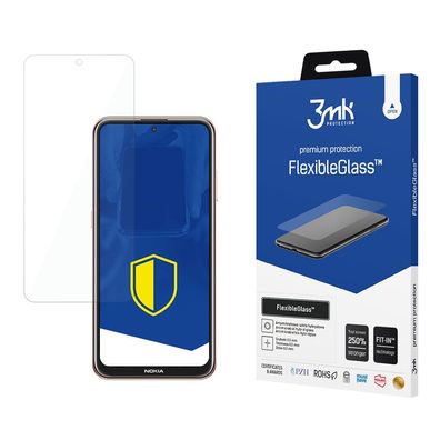 Displayschutzfolie 3mk FlexibleGlass Hybridglas für Nokia X20 0,3 mm transparent