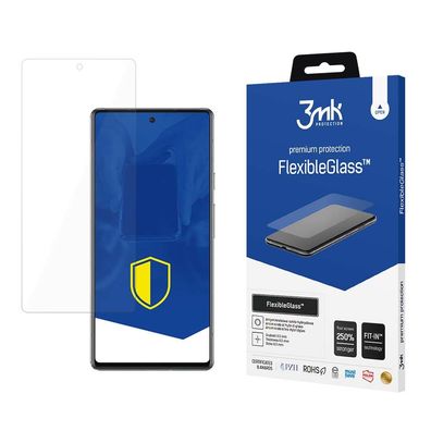 Displayschutzfolie 3mk FlexibleGlass Hybridglas für Google Pixel 6a 0,3 mm klar