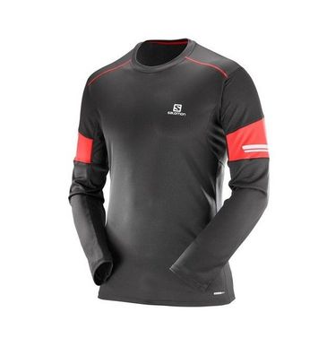 Salomon AGILE LS TEE Men Herren Funktions-T-Shirt Laufshirt