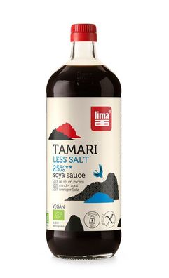 6x Lima Tamari 25% weniger Salz 1l