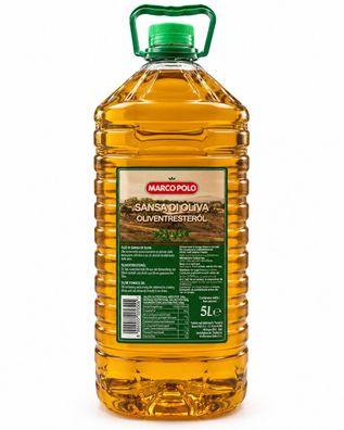 Marco Polo Olivenöl 2x 5 Liter Oliventresteröl Olio di Sansa hoch erhitzbares Bratöl
