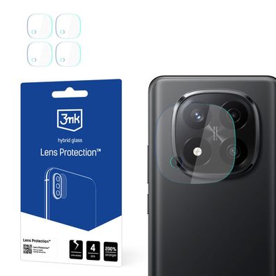 Kameraschutzglas 3mk Lens Protection für Xiaomi Redmi Note 14 Pro+ Hybridglas 4 Stück