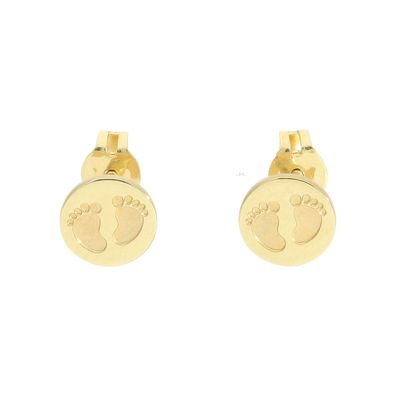JuwelmaLux Kinder Ohrstecker 333 Gold Babyfüße JL14-06-0361