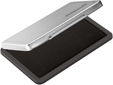 Pelikan 331777 Metall-Stempelkissen Schwarz 7 x 11 cm – Nachtränkbar – Für Gummi- & P
