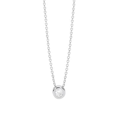 Mabina Halskette in Silber 925 Labor Diamant 0,18 ct 553862 My Diamond
