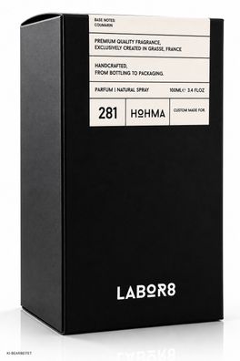 LABOR8 HOHMA 281 Parfum 100 ml Unisex Nischenduft Natural Spray Neu OVP