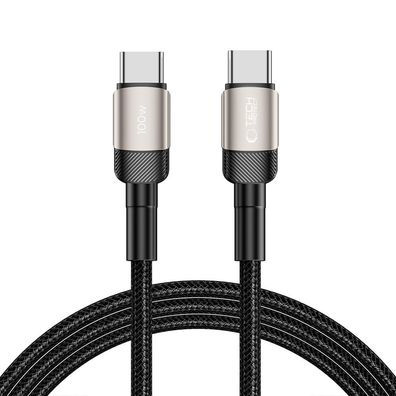 USB-C Ladekabel Tech-Protect UltraBoost Evo 100 W PD 5 A 2 m Nylon Titan