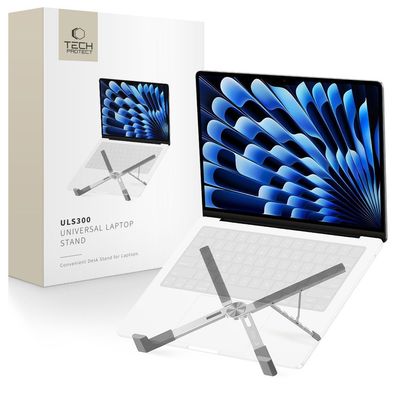 Laptopständer Tech-Protect ULS300 Aluminium faltbar bis 16 Zoll Silber