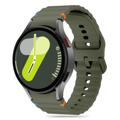 Silikon Sportarmband Tech-Protect für Samsung Galaxy Watch 4/5/5 Pro/6/7/FE Grün
