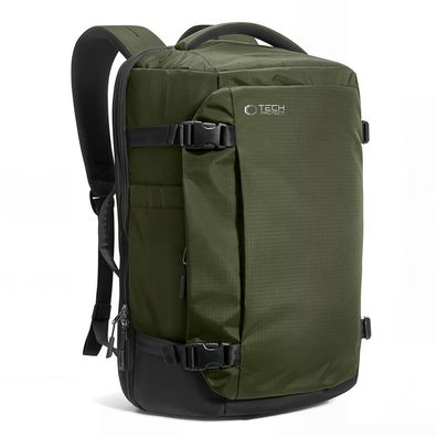 Rucksack Tech-Protect Defender S70 24 L Handgepäck 40x30x20 cm Laptop 16 Zoll grün
