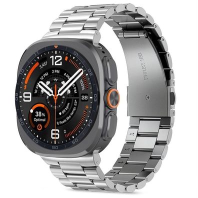 Gliederarmband Tech-Protect Edelstahl für Samsung Galaxy Watch Ultra 47 mm Silber