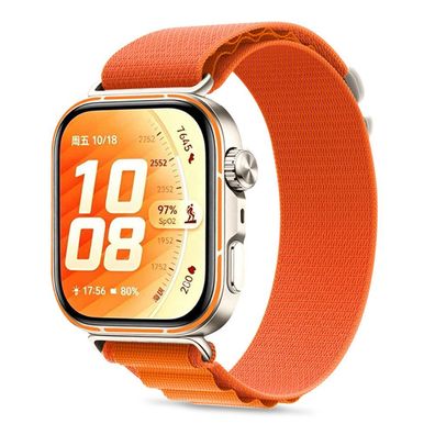 Nylon Armband Tech-Protect Nylon Pro für Huawei Watch Fit 3/4/4 Pro/5/5 Pro Orange