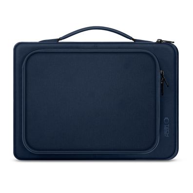 Laptoptasche Tech-Protect Basic 15-16 Zoll blau mit Tragegriff und Zubehörfach