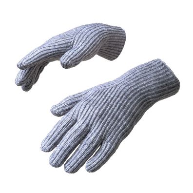Strickhandschuhe Hurtel Touchscreen Fingeraussparung Einheitsgröße grau