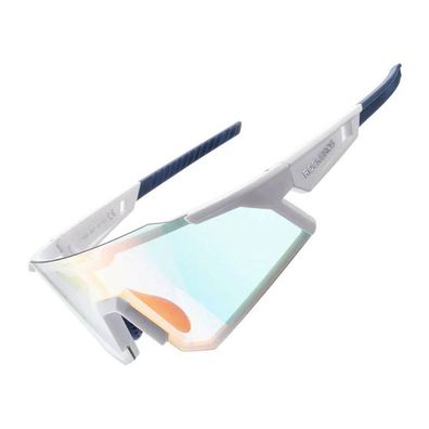 Fahrradbrille Rockbros SP297 polarisiert UV400 Sportbrille weiß inkl. Etui