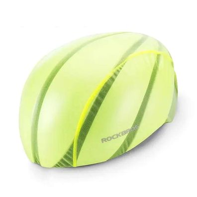Helmüberzug Rockbros 20001GN Regenschutz wasserdicht für Fahrradhelm grün