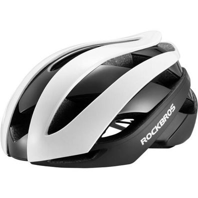 Fahrradhelm Rockbros 10110004002 Gr. M 55-59 cm Weiss Schwarz