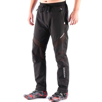 Radhose Rockbros YPK1007R Größe M schwarz, dreilagig mit Reflektoren