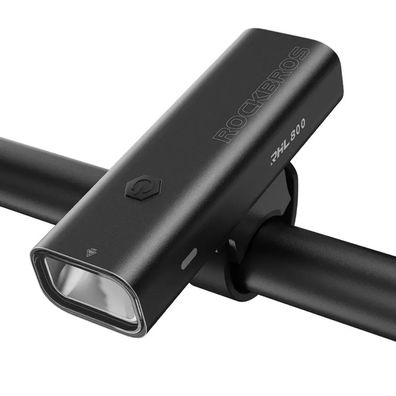 Fahrrad Frontlicht Rockbros RHL 800 - 800 lm, 3000 mAh Akku, USB-C, IPX6, schwarz
