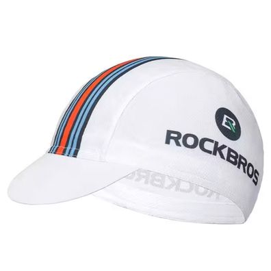 Radmütze Rockbros MZ10022 mit Schirm, Polyester, Einheitsgröße 56-61 cm, weiß