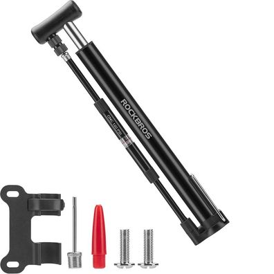 Fahrradpumpe Rockbros 42322821001 Standpumpe 120 psi Presta Schrader schwarz