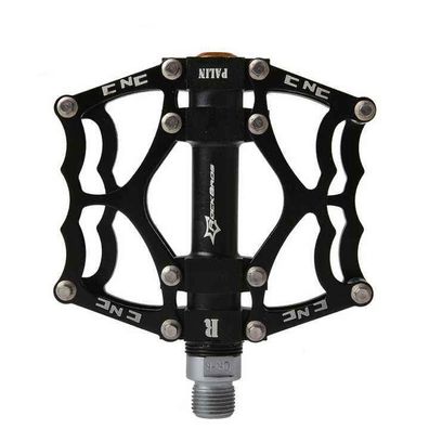Fahrradpedale Rockbros JT201012LBK Aluminium schwarz mit rutschfesten Pins